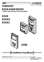 Videx ESVK-1/6388 Installation Handbook preview