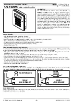 Предварительный просмотр 13 страницы Videx ESVK-1/6388 Installation Handbook