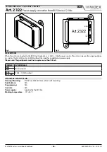 Предварительный просмотр 26 страницы Videx ESVK Series Installation Handbook