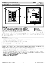 Preview for 17 page of Videx ESVK Installation Handbook