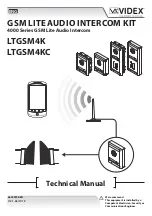 Videx GSM Lite 4000 Series Technical Manual preview