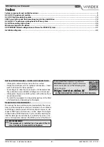 Preview for 2 page of Videx IP videokit IPVK/6296 Series Installation Handbook