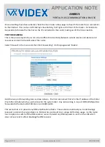 Предварительный просмотр 3 страницы Videx PORTAL PLUS Application Note