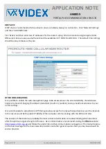 Предварительный просмотр 4 страницы Videx PORTAL PLUS Application Note