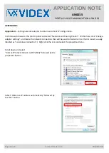 Предварительный просмотр 8 страницы Videx PORTAL PLUS Application Note