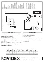 Предварительный просмотр 2 страницы Videx Slim Kit Installation Instructions