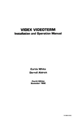 Preview for 3 page of Videx Videoterm Installation And Operation Manual