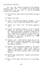 Preview for 32 page of Videx Videoterm Installation And Operation Manual