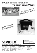 Videx VK6N Series Owner'S Manual предпросмотр