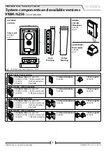 Предварительный просмотр 3 страницы Videx VK8K-1/6256 Installation Handbook