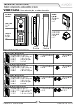 Предварительный просмотр 4 страницы Videx VK8K-1/6256 Installation Handbook