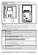 Предварительный просмотр 14 страницы Videx VK8K-1/6256 Installation Handbook