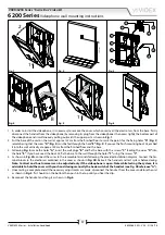 Предварительный просмотр 17 страницы Videx VK8K-1/6256 Installation Handbook