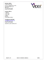 Предварительный просмотр 12 страницы Videx VR4K-1/CL Technical Manual