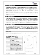 Предварительный просмотр 3 страницы Videx VRDK1/CL Technical Manual