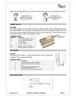 Предварительный просмотр 4 страницы Videx VRDK1/CL Technical Manual