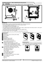 Предварительный просмотр 6 страницы Videx VX2300 Installation Handbook