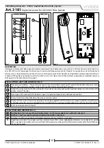 Предварительный просмотр 13 страницы Videx VX2300 Installation Handbook