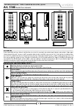 Предварительный просмотр 18 страницы Videx VX2300 Installation Handbook