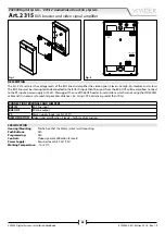 Предварительный просмотр 64 страницы Videx VX2300 Installation Handbook