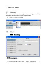 Preview for 9 page of Vidicode Call Recorder Single II Manual