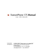 Vidicode Featurephone 175 Manual предпросмотр