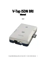 Vidicode V-Tap ISDN BRI Manual предпросмотр