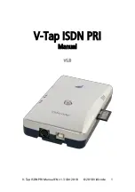 Предварительный просмотр 1 страницы Vidicode V-Tap ISDN PRI Manual