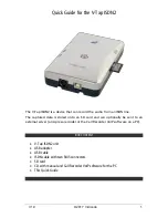 Предварительный просмотр 1 страницы Vidicode V-Tap ISDN2 Quick Manual