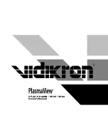 Preview for 1 page of Vidikron PlasmaView VP-42 Owner'S Manual