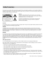 Preview for 6 page of Vidikron PlasmaView VP-42HD Owner'S Operating Manual