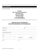 Preview for 5 page of Vidikron VDP-720 Owner'S Operating Manual