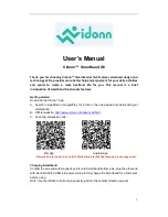 Vidonn Smartband X6 User Manual preview