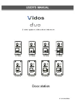 Vidos Duo S1101A User Manual предпросмотр