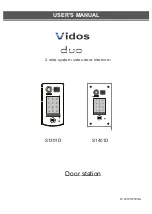 Vidos Duo S1301D User Manual предпросмотр