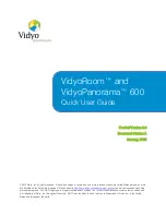 Preview for 1 page of Vidyo Panorama 600 Quick User Manual