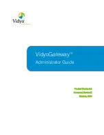 Vidyo VidyoGateway Administrator'S Manual preview