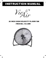 Vie Air VA-20W Instruction Manual предпросмотр