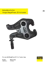 Viega 4898.5XL Instructions For Use Manual preview