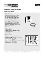 Viega Digital Thermostat Product Instructions preview