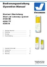 Viessmann 4100 H0 Operation Manual preview