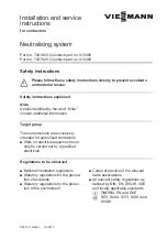 Viessmann 410480 Installation And Service Instructions Manual preview