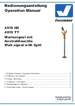 Viessmann 4519 H0 Operation Manual preview