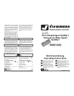 Preview for 1 page of Viessmann 4600 Operating Instructions