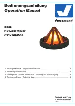 Preview for 1 page of Viessmann 5022 Operation Manual