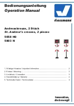 Preview for 1 page of Viessmann 5058 H0 Operation Manual