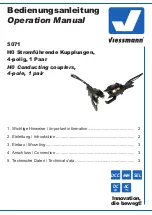 Preview for 1 page of Viessmann 5071 Operation Manual