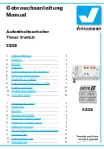 Viessmann 5208 Manual preview