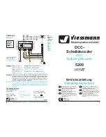 Viessmann 5209 Operating Instructions предпросмотр