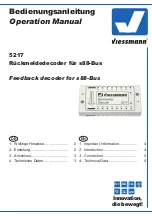 Предварительный просмотр 1 страницы Viessmann 5217 Operation Manual